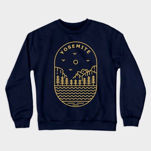 Yosemite Crewneck Sweatshirt by VEKTORKITA